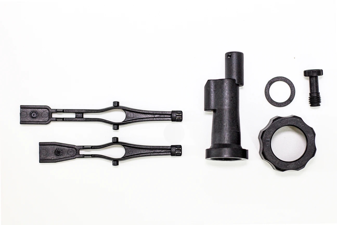 Injection molded industrial parts manufactured by Maxnext in Germany